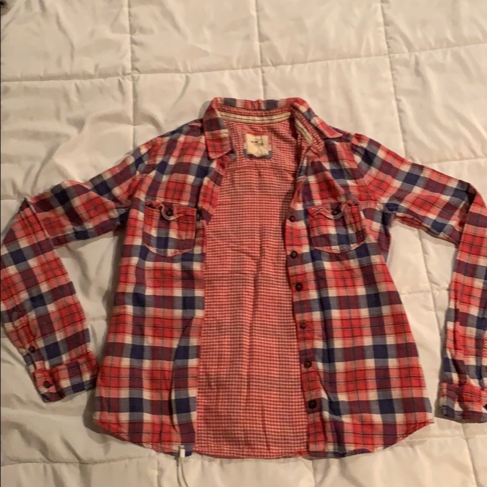Hollister long sleeve flannel.